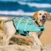Emust Dog Chimney - Flotation Vest for Small Medium & Large Dogs | Safety Swim Vest in Mermaid Green - Buy Online on GoSupps.com