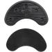 PULABO 4 Pairs Black Rubber Shoe Heel Plates Taps - Anti-Slip & Long-Lasting - Buy Online on GoSupps.com