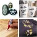 White Permanent Paint Pens - 2 Pack Medium Tip Oil Based Markers | Quick Drying & Waterproof for Metal, Rock, Wood, Fabric, Plastic | Great for Art and DIY Projects - Buy Online on GoSupps.com