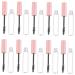 POPETPOP 10pcs Mascara Empty Tube Cosmetic Storage Tube Mascara Bottle Diy Pink Plastic Vial Eye Gloss Travel
