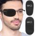 Eye Patches for Adults Kids - VEEJION 12 Piece Eye Patch for Glasses Treat Lazy Eye Amblyopia Strabismus for Left or Right Eyes (Black)