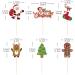 24 x Christmas Cupcake Toppers Merry Christmas Cake Topper Christmas Cake Decoration for Christmas Party Decoration Dessert Cake Christmas Party (Santa Claus) - Buy Online on GoSupps.com