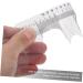 DRESSOOS Eyebrow Ruler Stencils 10pcs Eyebrow Design Ruler Disposable Eyebrow Stencil Tools Eyebrow Face Ruler Eyebrow Shape - Buy Online on GoSupps.com