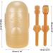 Soft Silicone Toothbrush Set for Infants & Children | Massage Toothbrush & Tongue Brush - Gentle Care for Little Smiles - Buy Online on GoSupps.com