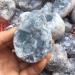 Decorative Crystal Natural Raw Blue Celestite Crystal Cluster Geode Irregular Home Decoration Gemstone Specimen for Dream Recall Home Decor Crystal Natural Luster 100g - Buy Online on GoSupps.com