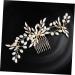Beavorty Leaf Hair Comb Bride Hair Clip Pearl Hair Comb Pearl Hair Accessories Wedding Hair Comb Bridal Headdress Pearl Wedding Clip Bride Headpieces for Wedding Tiara Leaf Hairpin Miss - Buy Online on GoSupps.com