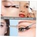 BIUDECO Liquid Eyeliner Cosmetic Eyeliner Pen Cosmetics Tool Eye Cosmetic Pen Gel Pu Sticker Drill Silver - Buy Online on GoSupps.com