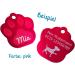 Buy Double-Sided Engraved Dog Tag Paw | Custom Text & Motif | Free Key Rings | International Shipping Available - Buy Online on GoSupps.com