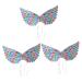 2 Pcs Kids Performance Costume Kids Clothes Dreses Girls Clothing Angel Wings Cosplay Child Colorfulx3pcs Size 1x3pcs