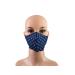 Bettina brother ladies mask - anchor points maritime blue white - makeshift mask mouth nose mouth cornage everyday mask facial mask dust mask - cotton washable - turning model 2 in 1