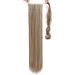 Ponytail Extension Wrap Around Long Straight Curly Hairpiece 32 Inch - Light Brown & Ash Blonde - Buy Online on GoSupps.com