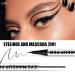 HJOPA 2 in 1 Black Double End Mascara and Eyeliner for Waterproof, Long-Lasting Natural Eyelashes - 0.04 oz (Pack of 1) - Buy Online on GoSupps.com