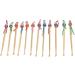 12 Pcs Doll Top Bamboo Ear Spoon Earpick Curette Tool - Buy Online on GoSupps.com