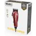 Wahl Burgundy Super Taper Professional Hair Clippers Pro Haircutting Kit Clippers for Bulk Hair Removal Taper Fade Adjustable Lever Corded Lightweight Barbers Supplies - Buy Online on GoSupps.com