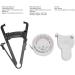 Body Fat Tester & Waist Tape - Accurate Skinfold Measurement Tool for BMI & Weight Loss - Buy Online on GoSupps.com