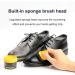 Rrlihjgu Professional Leather Shoe Polish Leather Repair Cream Liquid Shoe Polish Shoe Care Shoe Cream With Sponge Applicator Fade-Resistant Leather Repair Shoe Polish Cream To Restore Color Black - Buy Online on GoSupps.com