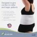 Buy Plus Size Post Surgery Abdominal Binder - 4 Panel 12" High Fits 30-45" Waist - Comfortable Support for Recovery - Buy Online on GoSupps.com