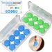 2021 New Version Ear Plugs for Sleeping Noise Canceling 8 Pairs Waterproof Reusable Silicone Noise Cancelling Ear Plugs for Swimming Snoring Working 32dB Highest NRR