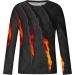 oelaio Mens T-Shirts Fashion 3D Digital Print Graphic Tees Plus Size Crewneck Long Sleeve Pullover Tee Shirts Crewneck Yellow - Buy Online on GoSupps.com