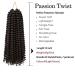 Passion Twist Hair - 7 Pack 12 Inch Crochet Braids for Bohemian Styles | Yddm Synthetic Hair Extensions - Water Wave Texture - Buy Online on GoSupps.com