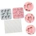 Zerodeko 1 Set Lollipop Mold Practical Baking Mold Chocolate Making Creative Candy Mold Cookie Baking Mold Candy Molds Silicone Molds Chocolate Mold Silica Gel Child Tool Square - Buy Online on GoSupps.com