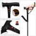 Telescopic Folding Cane Elderly Cane LED Walking Cane with Alarm Trustworthy Cane Height Adjustable Anti-Fall Balance Walker Night Light Elderly Cane - Buy Online on GoSupps.com