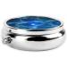 DNA Chain Photo Printed Mini Round Pill Box | 3 Compartment Travel Pill Organizer for Home & Office - Buy Online on GoSupps.com