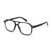 Feizedy retro 70s reading glasses Blue light filter glasses square men women nerd glasses computer glasses with clear lens B0068 +1.00 black