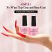 AIMEILI Hema Free Gel Nail Polish No Wipe Top & Base Coat Set + Rubber Base Gel - Buy Online on GoSupps.com
