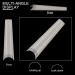 Tapered Extra Long Ballerina False Nail Tips | 240PCS Natural Acrylic Press On Nails | Nail Salon & DIY Nail Art Supplies - Buy Online on GoSupps.com