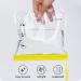 ECOHUB Airport Security Liquids Bags EVA Airport Liquid Bag 20 x 20cm Airline Approved Clear Travel Toiletry Bag for Women Men Zip Lock Bags with Strap for Travel (2 pcs Yellow) Yellow With Carrying Handle - Buy Online on GoSupps.com