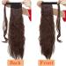 20 Synthetic Wrap Around Ponytail Hair Extension - Corn Wave Medium Brown - Buy Online on GoSupps.com