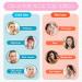ACWOO Cooling Eye Mask with Gel Beads | Hot Cold Therapy for Puffy Eyes, Migraine Relief, Dark Circles - Reusable | Swollen Eyes, Sinus Pain - B Pink - Buy Online on GoSupps.com
