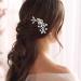 Unicra Silver Opal Crystal Wedding Hair Comb - Bridal Headpiece for Women & Girls - Buy Online on GoSupps.com