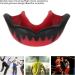 Buy Sports Mouth Guard for Basketball Football & Lacrosse - Soft Silicone Tooth Protection in Red & Black - Buy Online on GoSupps.com
