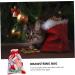 KOMBIUDA 10pcs Christmas Bronzing Gauze Bag Sheer Bags Santa Bags Drawstring Bag Candy Calendar 20 17 4CM Assorted Color 1 - Buy Online on GoSupps.com