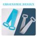 Silicone Body Scrubber for Shower - Exfoliating & Skin Friendly - Blue - Buy Online on GoSupps.com