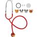 Pediatric Stethoscope - Cartoon Animals Design Ultra Thin Fiber Diaphragm 5 Heads - Best for Kids & Medical Professionals - Buy Online on GoSupps.com