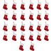 Monogrammed Knitted Christmas Socks - Red Stockings & Gift Bags for Holiday Gifting | Shop Internationally - Buy Online on GoSupps.com