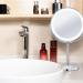 Rheross 1Set 10X LED Mirror Rechargeable Make Up Mirror Magnification Cosmetic Mirror 2 Side Adjustable with 3 Colors A - Buy Online on GoSupps.com