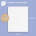 Golden State Art 8x10 Corrugated Cardboard Sheets 10-Pack for DIY Crafts & Packing - White/Kraft Brown - Buy Online on GoSupps.com