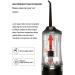 Buy Cordless Electric Water Flosser - Rechargeable Oral Irrigator | 3 Modes 4 Tips Portable IPX7 Waterproof - Ideal for Home & Travel - Buy Online on GoSupps.com
