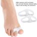 Bunion Corrector Hallux Valgus Corrector - Soft Elastic Toe Separator for Foot, Reusable Toe Hallux Valgus Corrector (L) - Buy Online on GoSupps.com