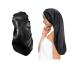 MUFEKUM 3Pcs Long Hair Bonnet for Sleeping Wide Band Satin Bonnets Night Sleep Cap Sleeping Head Cover Soft Elastic Bonnet for Braids Silk Bonnet for Long Hair Black Hair Curly Hair 1 Black