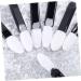 Mikinona Makeup Eyeshadow 100pcs Women s Suits Eyeshadow Sponge Brush Eye Shadow Applicator Set Travel Toolkit Cosmetic M White - Buy Online on GoSupps.com