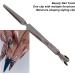 Nail Cuticle Pusher Double End Light Double Ended Cuticle Light Treatment Double Ended Glue for Extractor Cuticle Pushers (Ruthenium Black) - Buy Online on GoSupps.com