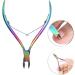 Colorful Nail Clipper Colorful Stainless Steel Titanium Nail Dead Skin Removal Clipper Cuticle Scissors Manicure Pedicure Tool - Buy Online on GoSupps.com