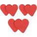 6 Pairs Red Heart-Shaped Non-Slip Shoe Grips for Men & Women | Wear-Resistant Sole Protector Pads - Buy Online on GoSupps.com