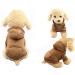 Jecikelon Winter Dog Hoodie Sweatshirt with Pockets - XX-Small Coffee | Warm Clothes for Small Dogs Chihuahua Coat Puppy Cat Costume - Buy Online on GoSupps.com