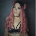 Long Pink Wavy Wig for Women - Curly Synthetic Hair for 50s 60s 70s 80s Cosplay - International Shipping Available - Buy Online on GoSupps.com